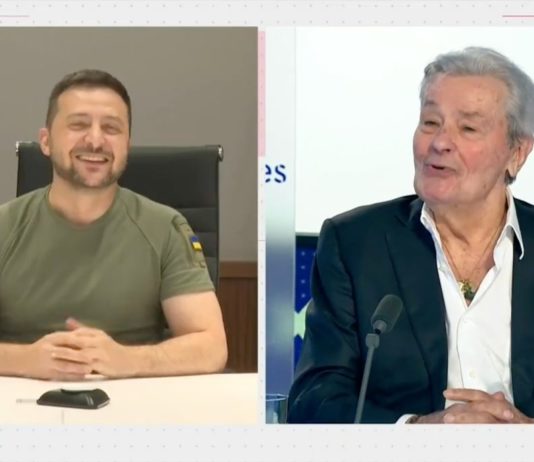 Ukraine-Krieg: Alain Delon sprach mit Wolodymyr Selenskyj Delon_Selenskyj