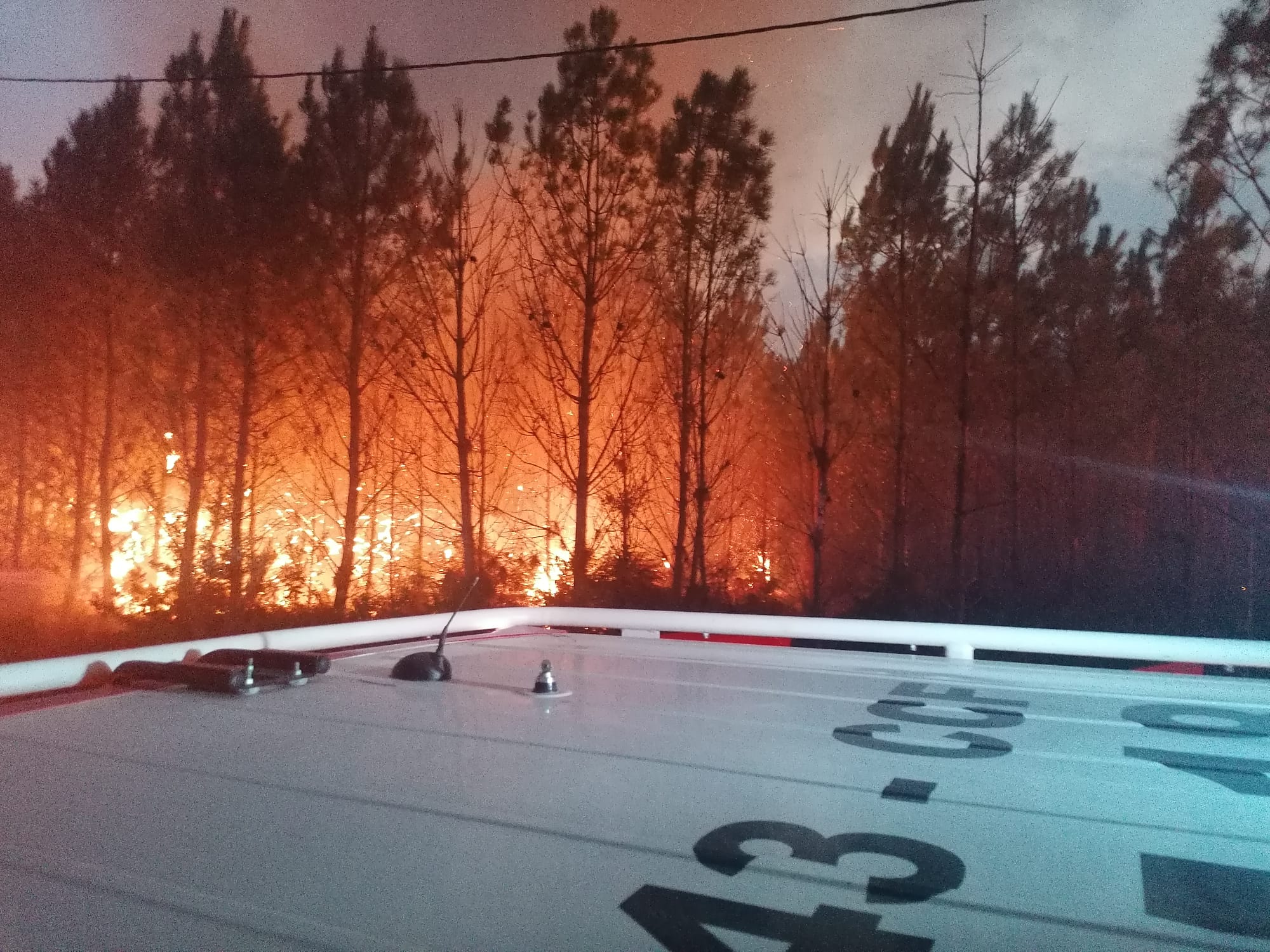 Gironde: Das Feuer verbrennt weiterhin das Land