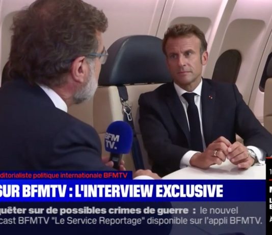 Emmanuel Macron: „Russland hat eine neue Stufe der Eskalation eingeläutet“ MacronInterviewBFMTV