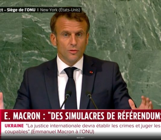 Ukraine-Krieg: Emmanuel Macron warnt vor den Vereinten Nationen vor „Rückkehr in das Zeitalter des Imperialismus“ Macron_UNO