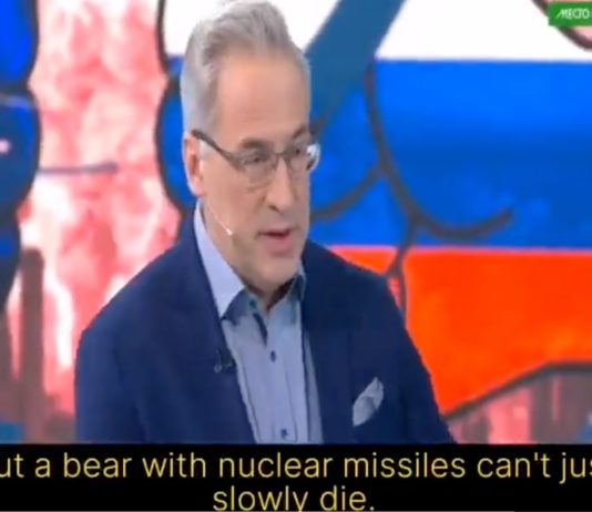 Ukraine-Krieg: Russisches Fernsehen sieht Menschheit in den letzten Tagen vor „nuklearer Apokalypse“ Screenshot_russisches_Fernsehen