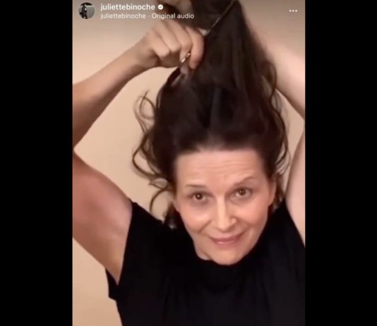 Französische Filmstars schneiden sich Haare zur Unterstützung der Frauen im Iran ab Juliette_Binoche_Haare