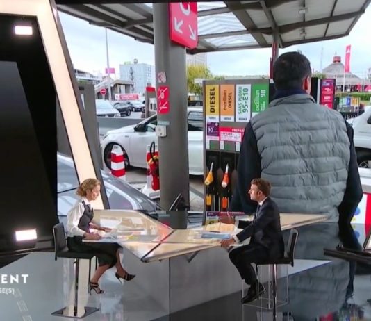 Benzinknappheit: Emmanuel Macron rechnet mit Rückkehr zur Normalität „im Laufe der kommenden Woche“ Macron_TV_Interview