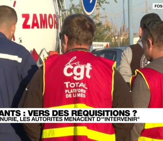 Benzinknappheit: Streikende geben trotz Druck der Regierung nicht nach Streik_bei_Total