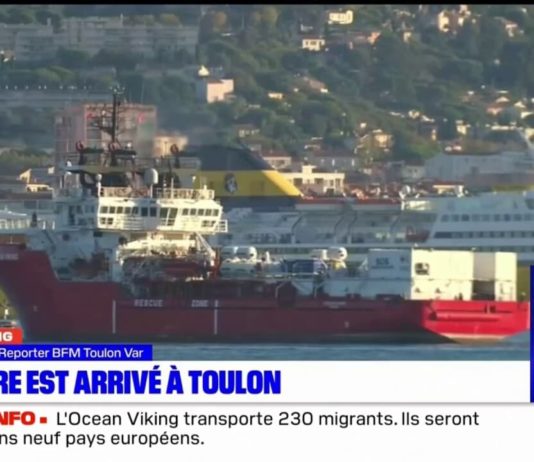 Die Ocean Viking in Toulon angekommen – die 230 Migranten werden auf neun europäische Länder verteilt Ocean-Viking