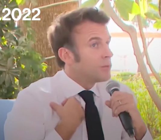 Emmanuel Macron über die Besteuerung von Superprofiten aus dem Ölgeschäft Macron_Klima
