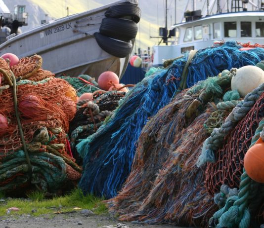 In Le Havre sollen biologisch abbaubare Fischernetze den Müll im Meer reduzieren Fischereinetze