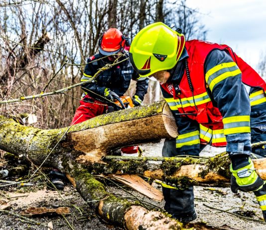 Das Departement Gers wird von Sturm schwer getroffen Sturmschaden_Feuerwehr