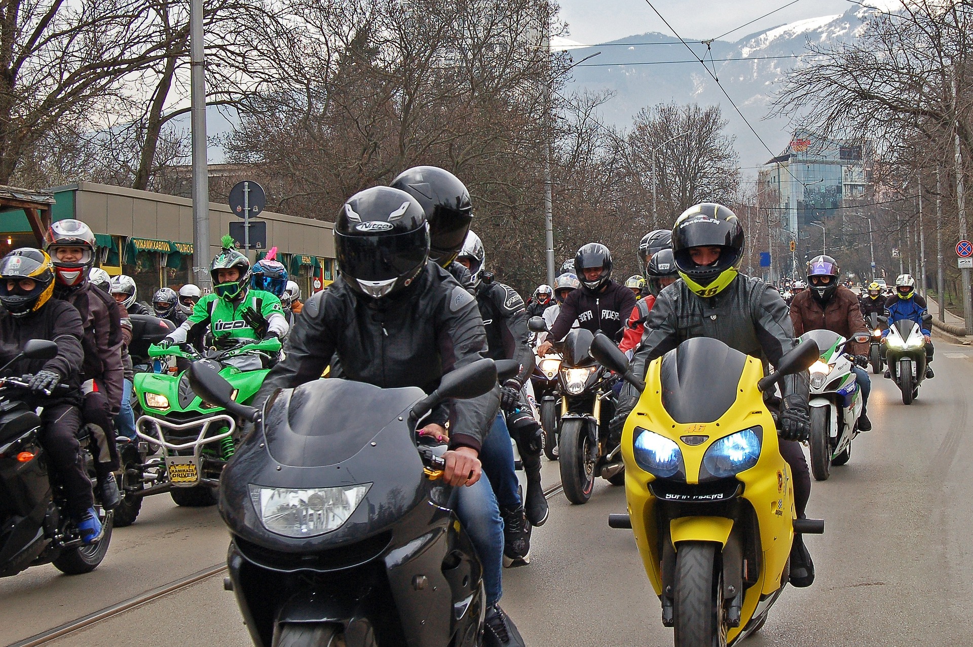 Motorradfahrer demonstrieren am Samstag in ganz Frankreich