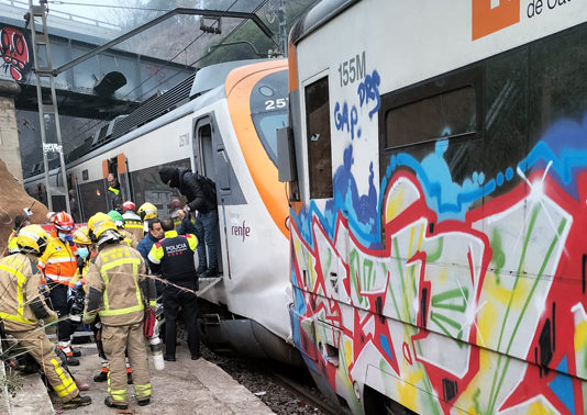 Spanien: Zugunglück mit 150 Verletzten in einem Vorort von Barcelona Zugunglück_Barcelona