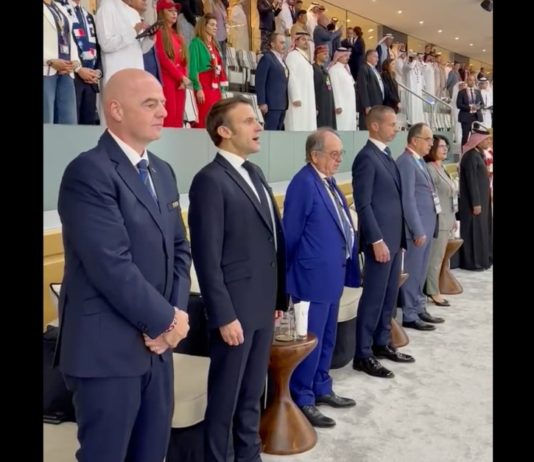 Emmanuel Macron: „Es ist großartig. Diese französische Mannschaft hat mich sehr stolz gemacht“ Macron_Katar