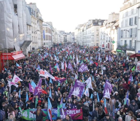 Rentenreform: Am Samstag demonstrierten wieder etwa 150.000 Menschen in Paris Protest_Rentenreform