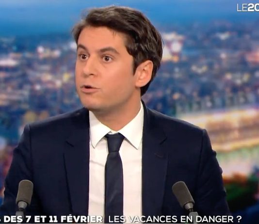 Gabriel Attal: Gewerkschaften sollen die Ferien der Franzosen respektieren Gabriel_Attal_TF1