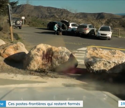 Frankreich-Spanien: Geschlossene Grenzposten Geschlossene_Grenze_Spanien