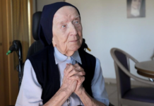 Der älteste Mensch der Welt, die Französin Schwester André, starb gestern mit 118 Jahren Schwester_Andre