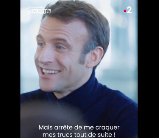 Emmanuel Macron in der Sendung „Rencontres du Papotin“ – Lachen und Emotionen Macron_Les-Papotins