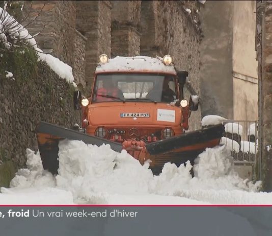 Kältewelle: Der Winter kehrt überall in Frankreich ein Schnee_Korsika