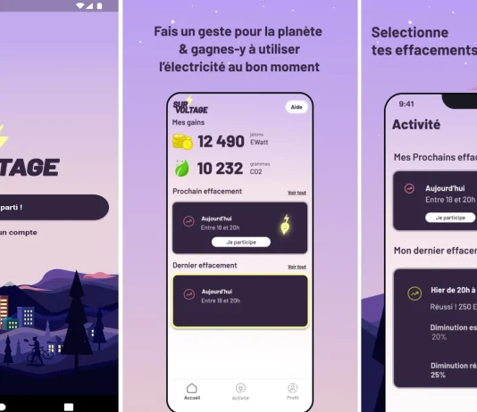 Eine in Grenoble entwickelte App soll den Energieverbrauch von Privatpersonen senken Survoltage_App