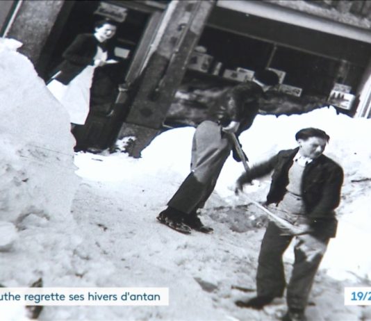 Klima: Die Einwohner von Mouthe im Departement Doubs sehnen sich nach den Wintern vergangener Zeiten Winter_1968