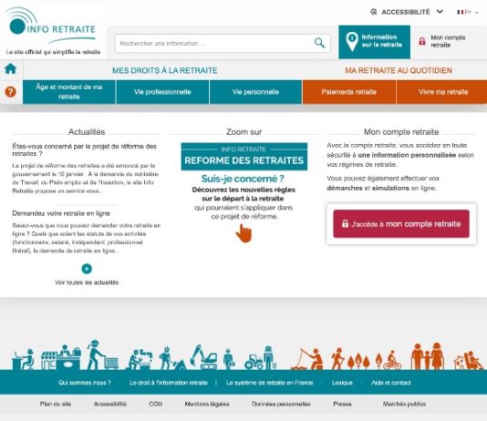 Rentenreform: Offizielle Website Info-Retraite.fr wegen zu vieler Anfragen offline info-retraite