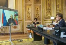 Ukraine-Krieg: Ein Jahr voller Gespräche für Emmanuel Macron Macron_Putin_Gespräch