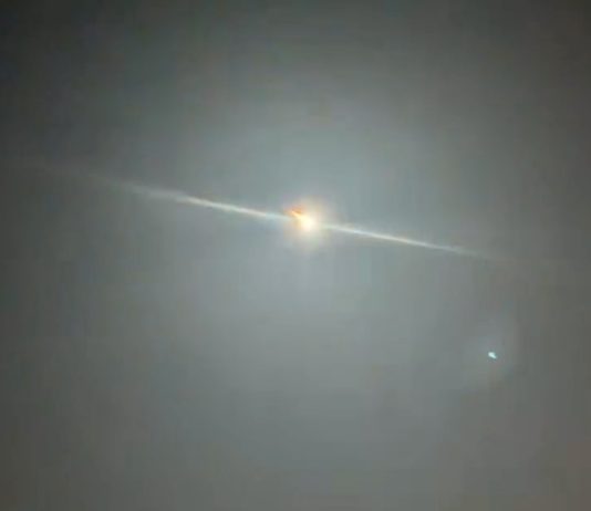 Meteoroid erhellte in der Nacht den Himmel über Nordfrankreich Meteroid_Sar_2667