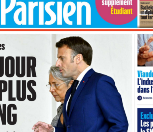 Rentenreform: „Der längste Tag“ für Emmanuel Macron Le_Parisien_Titel