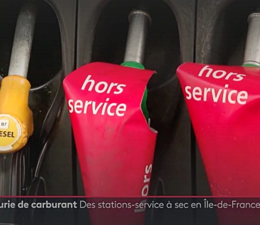 Kraftstoff: Engpässe an vielen Tankstellen der Region Île-de-France Benzinknappheit_Screen_F2