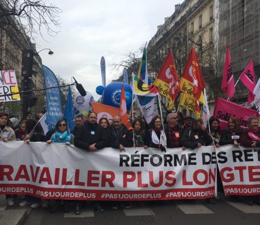 Demonstrationen gegen die Rentenreform: Laut CGT 450.000 Demonstranten in Paris – Mobilisierung rückläufig Demonstration_Rentenreform_CFDT