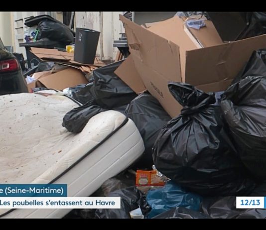 Streik der Müllabfuhr: In Le Havre stapeln sich weiterhin die Mülltonnen Müll_Le_Havre_ScreenF3