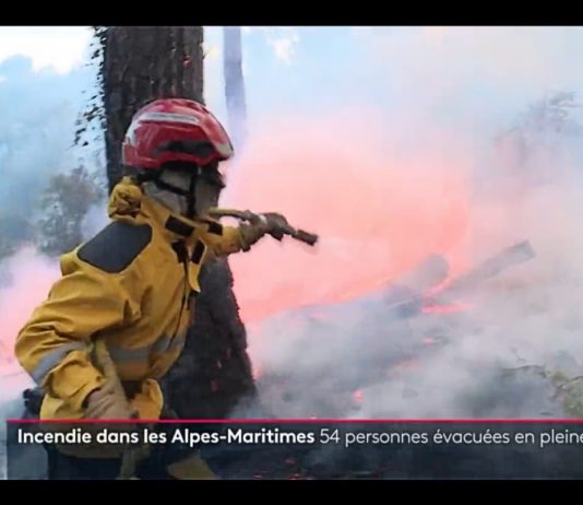 Alpes-Maritimes: Ein Feuer verwüstet 10 Hektar und zwingt 54 Personen zur Evakuierung Brand_Nizza_ScreenF2