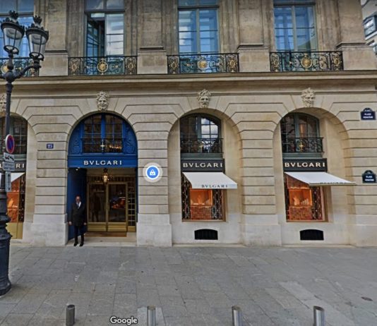 Paris: Bulgari-Juweliergeschäft an der Place Vendôme überfallen Bulgari_Vendome_Paris_Google