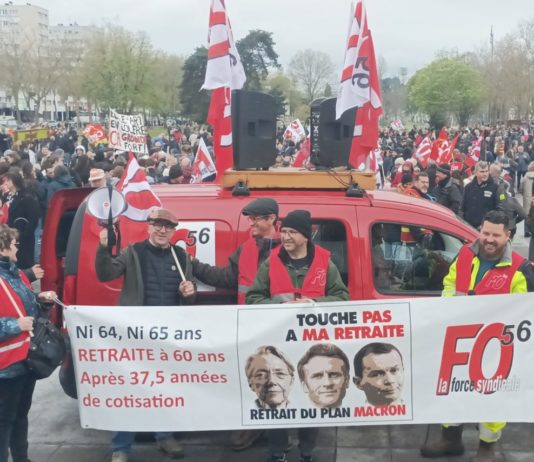 🔴 11. großer Mobilisierungstag gegen die Rentenreform / Ausschreitungen Demonstration_Rentenreform_FO