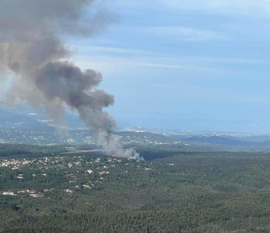 Donnerstagabend: Es brennt im Departement Var – 5 Hektar zerstört Waldbrand_Var_SDIS83