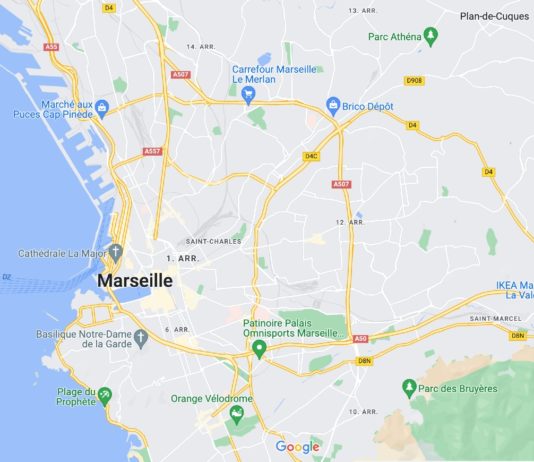 Marseille: Drei Männer nach einer Schießerei verhaftet und in Polizeigewahrsam genommen Google_Marseille