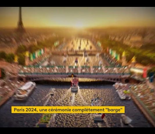 Paris 2024: Fabelhafte Bootsfahrt auf der Seine für die Eröffnungszeremonie der Olympischen Spiele Olympiade_Eröffnung_ScreenFI
