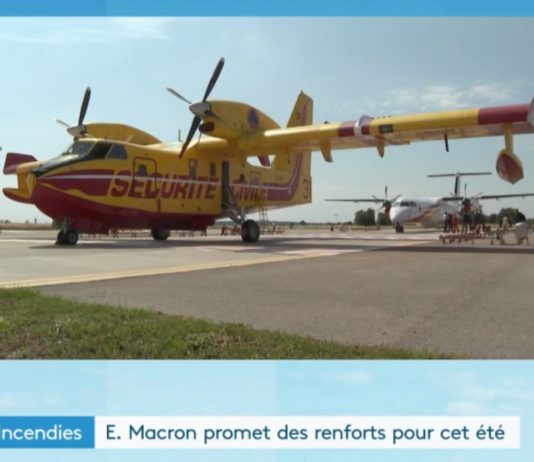 Emmanuel Macron verspricht Verstärkung bei der Brandbekämpfung im Sommer Brandbekämpfung_ScreenF3