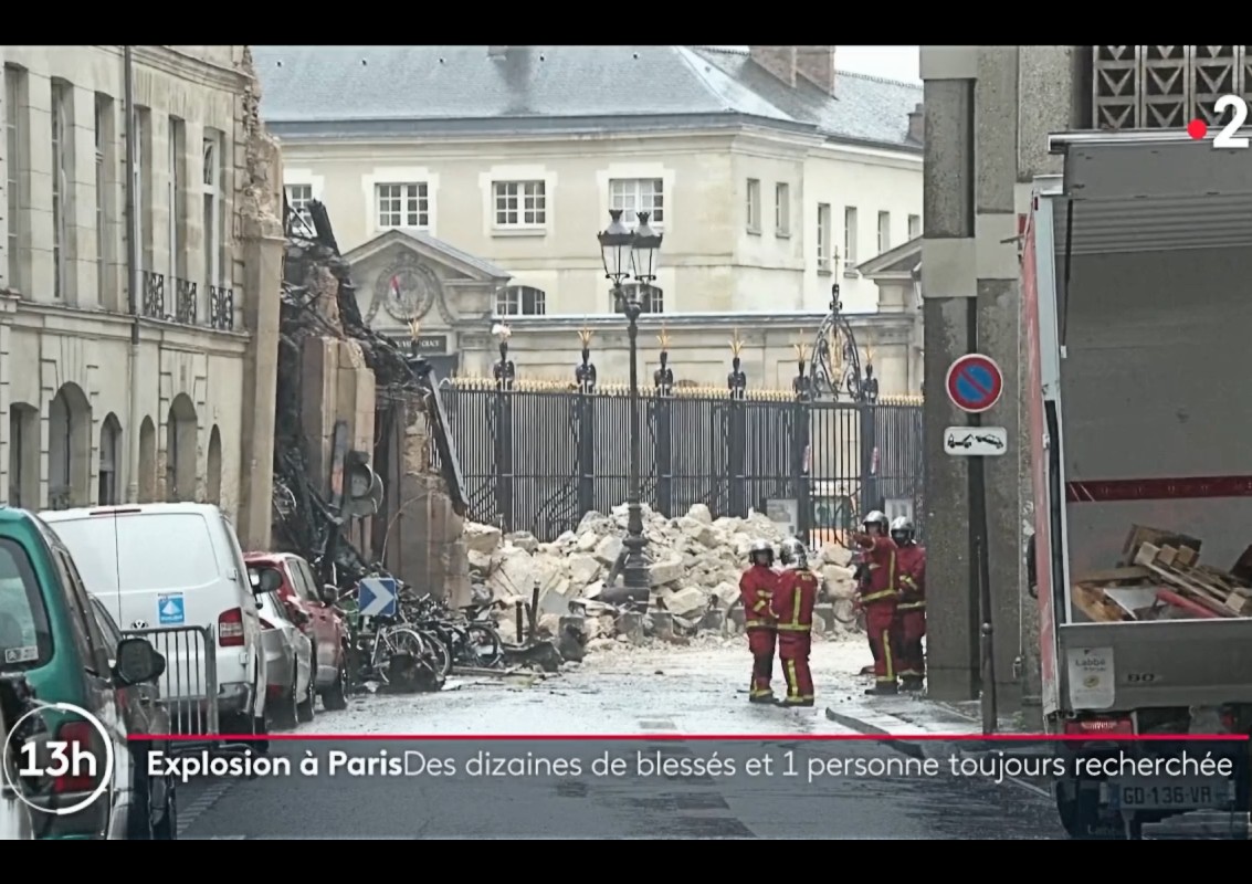 Gebäudeeinsturz in Paris: Sechs Tage nach der Explosion wurde eine Leiche unter den Trümmern gefunden