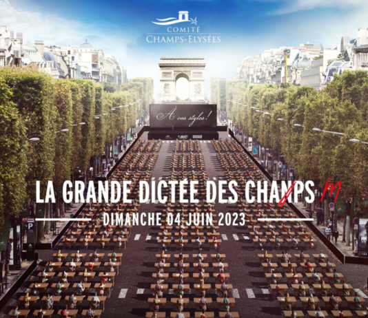 Paris: Auf den Champs-Élysées fand das größte Diktat der Welt statt. Diktat-Weltmeisterschaft