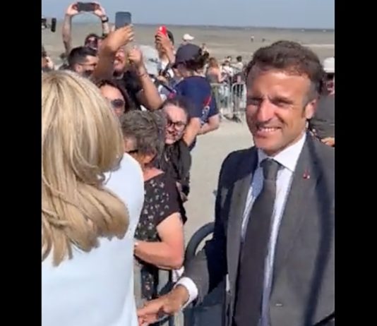 Emmanuel Macron: Franzosen müssen angesichts bevorstehender Herausforderungen „über sich hinauswachsen“ Macron_Mont-Saint-Michel_ScreenTW