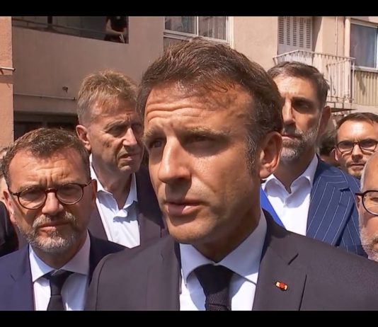 Emmanuel Macron: „Nichts rechtfertigt den Tod eines jungen Menschen“ Macron_Marseille_ScreenFI