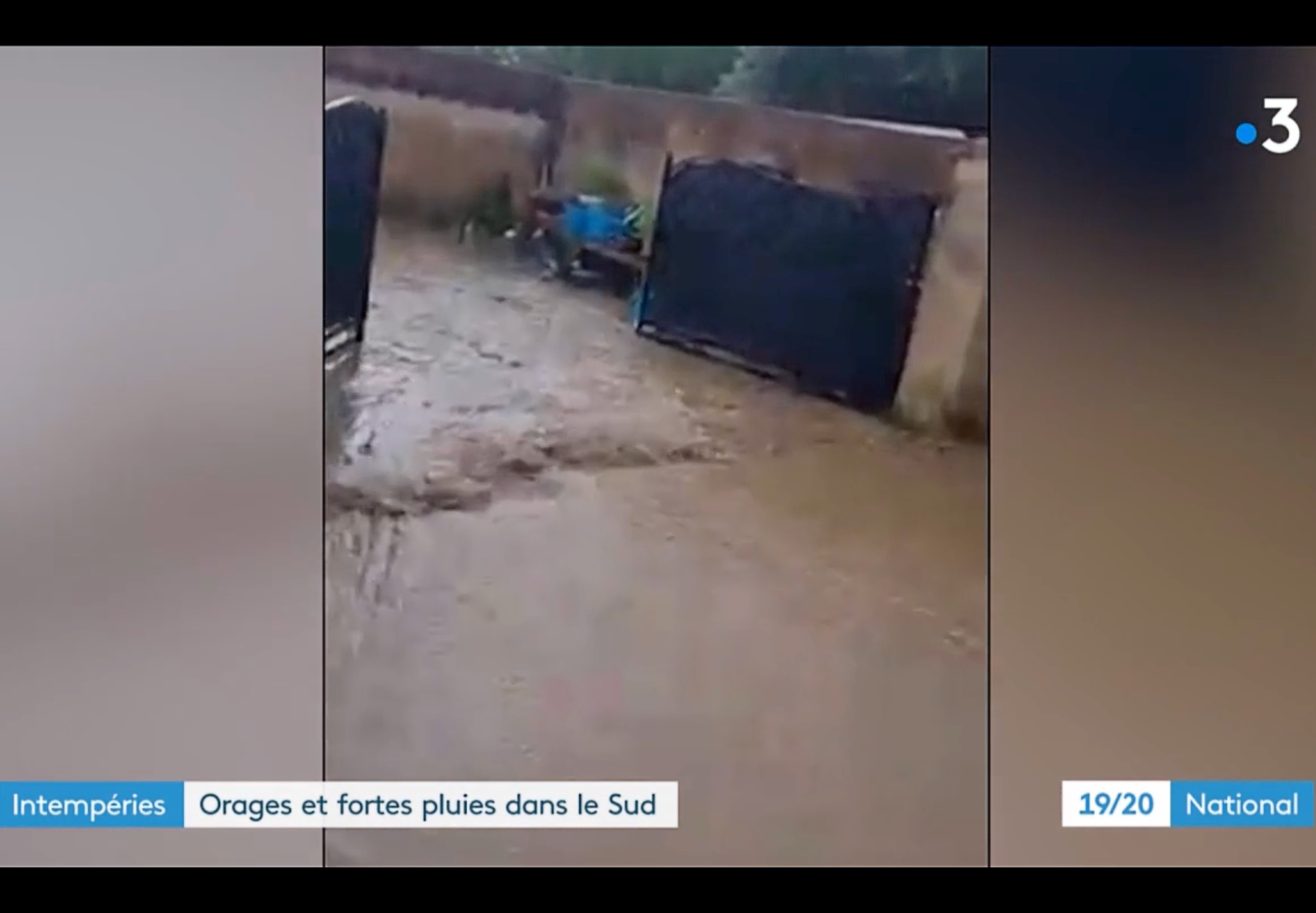 Unwetter: Gewitter und starke Regenfälle in Südfrankreich