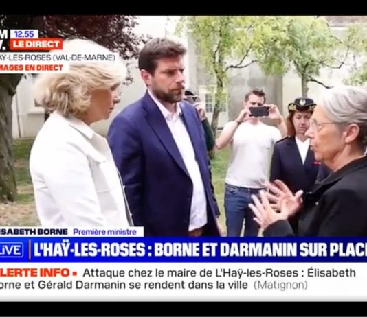 Angriff auf das Haus des Bürgermeisters von L’Haÿ-les-Roses: Elisabeth Borne reist an den Ort des Geschehens Elisabeth_Borne_Bürgermeister_ScreenBFMTV