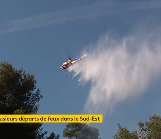 Feuer: Mehrere Brandausbrüche in Südostfrankreich Feuerarlarm_Südostfrankreich_ScreenFI