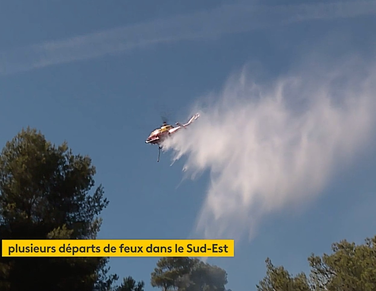Feuer: Mehrere Brandausbrüche in Südostfrankreich