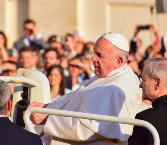 Dordogne: Ingenieur baut Rollstuhl für den Papst aus Holz von Notre Dame in Paris Papst_Franziskus_010823