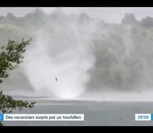 Auvergne: Urlauber wurden Zeugen eines ungewöhnlichen Wetterphänomens Windhose_Auvergne