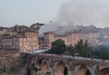 Unesco-Kulturerbe: Feuer in Gebäude im historischen Zentrum von Albi unter Kontrolle Brand_Altstadt_Albi
