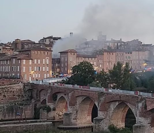 Unesco-Kulturerbe: Feuer in Gebäude im historischen Zentrum von Albi unter Kontrolle Brand_Altstadt_Albi