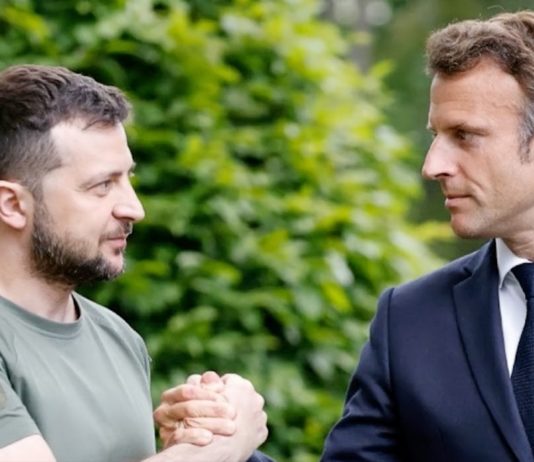 Ukraine: Das Land dankt Verbündeten in humorvollen Videos – besondere Liebesgrüße für Frankreich Selenskyj_Macron